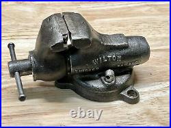 Early Vintage WILTON Baby Bullet 2 Vise Patent Pending Swivel Base