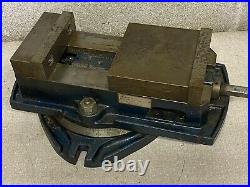 Enco Milling Machine Vise 6 Jaws, with Swivel Base Plate Bridgeport Mill