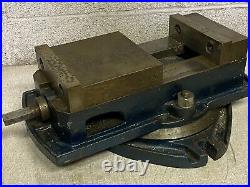 Enco Milling Machine Vise 6 Jaws, with Swivel Base Plate Bridgeport Mill