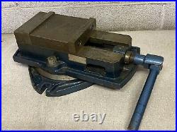 Enco Milling Machine Vise 6 Jaws, with Swivel Base Plate Bridgeport Mill