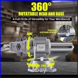 FATO 5 Heavy Duty Bench Vise 360-Degree Swivel Base and Head Multilight-5