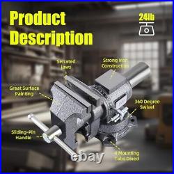 FATO 5 Heavy Duty Bench Vise 360-Degree Swivel Base and Head Multilight-5