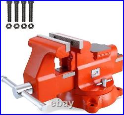 FATO 6 Heavy Duty Bench Vise Ductile Iron 360-Degree Swivel Base America-6