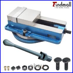 Findmall 6x7-1/2 Lockdown Milling Machine Bench Vise With 360° Swiveling Base