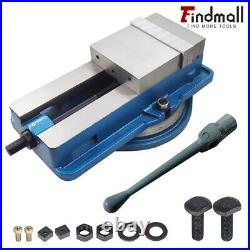 Findmall 6x7-1/2 Lockdown Milling Machine Bench Vise With 360° Swiveling Base