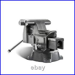 Forward CR60A 6.5-Inch Bench Vise Swivel Base Heavy Duty with Anvil 6 1/2