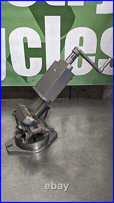GIBRALTAR Machine Vise 3-Way Angle 4? Jaw Width 4? Jaw Open Swivel Base 110052