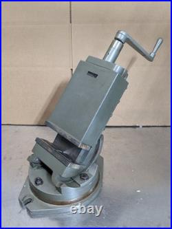 Gibraltar 2-Axis Angle Precision Machine Vise with Swivel Base 6 Jaw Width