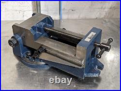 Gibraltar Adjustable Angle Drill Press Vise with Swivel Base 6 Jaw Width