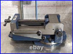 Gibraltar Adjustable Angle Drill Press Vise with Swivel Base 6 Jaw Width