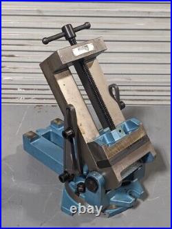 Gibraltar Industrial Angle Vise with Swivel Base 6 Jaw Width 6 Opening DAMAGED