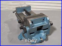Gibraltar Industrial Angle Vise with Swivel Base 6 Jaw Width 6 Opening DAMAGED