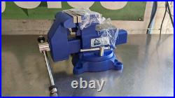 Gibraltar Reversible Combination Bench Vise with Swivel Base 5-1/2 Jaw Width