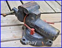 Good Vintage 5'' Wilton Cadet #150 Bench Vise W Swivel Base MADE IN USA