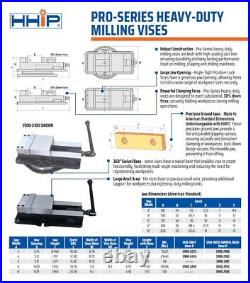 HHIP 3900-2101 Pro-Series Angle-Tight Positive-Lock 5 Milling Vise Swivel Base