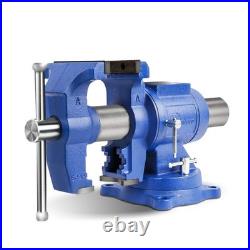 HY-DT150B-6IN Heavy Duty Bench Vise 360-Degree Swivel Base and Head with Anvi