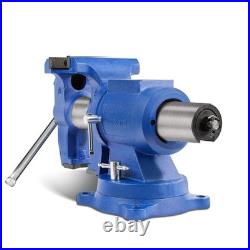 HY-DT150B-6IN Heavy Duty Bench Vise 360-Degree Swivel Base and Head with Anvi