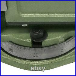 Heavy Duty 5'' Milling Vise With 360-Degree Rotation Swivel Base