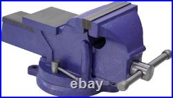 Heavy Duty 6 Bench Vise 360° Swivel Base 6.9Jaw Opening 6524LBS Clamping Force