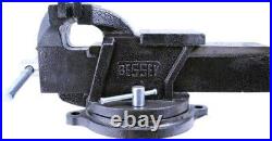 Heavy-Duty 6-Inch Bench Vise with 360° Swivel Base for Industrial Use