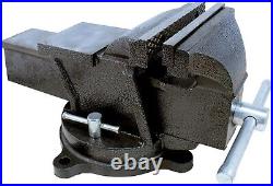Heavy-Duty 6-Inch Bench Vise with 360° Swivel Base for Industrial Use