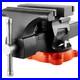 Heavy Duty 8 Bench Vise Ductile Iron Swivel Base 360° Rotation Locking Jaw