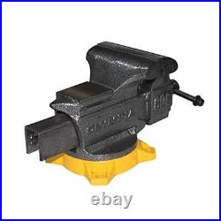 Heavy Duty Bench Vise 6 Inch Cast Iron Swivel Base Pipe Jaws Durable Tool New