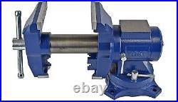 Heavy Duty Cast Iron Bench Vise Swivel Rotating Head & Base MechanicTool Shop