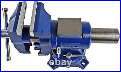 Heavy Duty Cast Iron Bench Vise Swivel Rotating Head & Base MechanicTool Shop