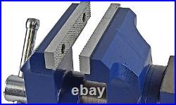 Heavy Duty Cast Iron Bench Vise Swivel Rotating Head & Base MechanicTool Shop