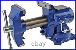 Heavy Duty Cast Iron Bench Vise Swivel Rotating Head & Base MechanicTool Shop
