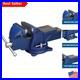 Industrial Quality 6 Bench Vise with Rotating Swivel Base Heavy-Duty Projects