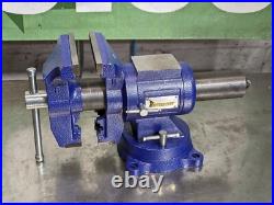 Interstate Multi-Purpose Bench / Pipe Vise with Swivel Head and Base 5 Jaw Width