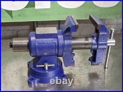 Interstate Multi-Purpose Bench / Pipe Vise with Swivel Head and Base 5 Jaw Width