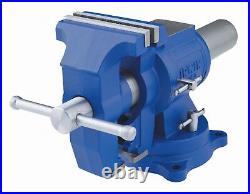 Irwin 5 in Cast Iron Multi Purpose Bench Vise 360 deg Swivel Base