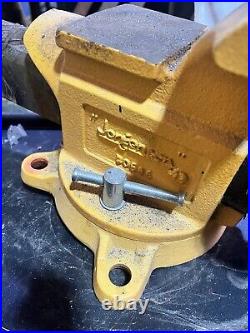 Jorgensen Heavy Duty Bench Vise, 6-Inch Jaw Width, 3x3 Anvil, Swivel Base, SS hdl