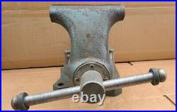 Jumbo Wilton Bullet Bench vise 6 Wide Jaws with Swivel Base, Model 1760, USA Made