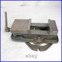 KURT ANGLOCK 6 MODEL D60 PRECISION MACHINE VISE With SWIVEL BASE AND HANDLE