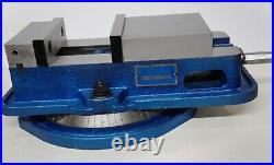 KURT ANGLOCK 6 MODEL D60 PRECISION MACHINE VISE With SWIVEL BASE AND HANDLE