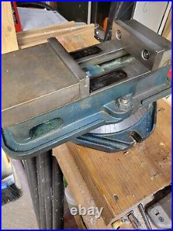 KURT ANGLOCK D60 Milling MACHINE VISE With Swivel Base 6 JAWS