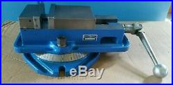 Kurt 4 Angle-Lock Mill Vise with Swivel Base and Work Stop