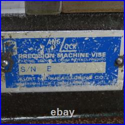 Kurt AngLock 6 Precision Machine Milling Vise 6 Jaw Opening With Swivel Base