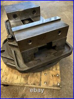 Kurt Anglock 8 Milling Machine Vise & Swivel Base # D80-1 (Loc6b)