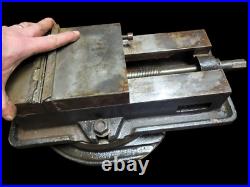 Kurt Anglock D60-1 Precision Machine Vise & Swivel Base One Hand Jaws