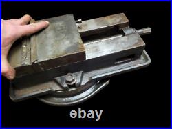 Kurt Anglock D60-1 Precision Machine Vise & Swivel Base One Hand Jaws