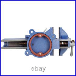 LABLT 8 Heavy Mechanic Bench Vise Table Top Clamp Press Locking Swivel Base