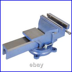 LABLT 8 Heavy Mechanic Bench Vise Table Top Clamp Press Locking Swivel Base