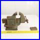 LS Starrett 924 Athol 4 Wide x 6 Open Swivel Base Bench Mount Machinists Vise