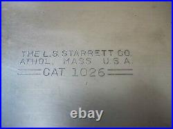 L. S. STARRETT No 1026 6 MILLING MACHINE VISE withSWIVEL BASE