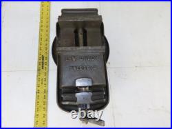 L-W Chuck 4 Throat 6-1/2Machine Machinist Vise Swivel Base Hard Jaws